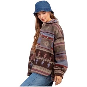 Women's Multicolor Patterned Jacket